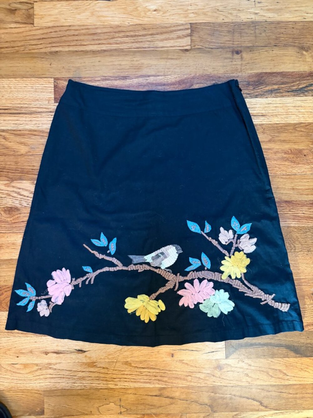 Karen Nicol skirt embroidered